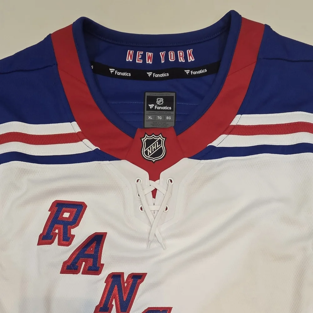 NEW YORK RANGERS NHL Fanatics Men's White Breakaway Hockey Jersey| Size X-Large